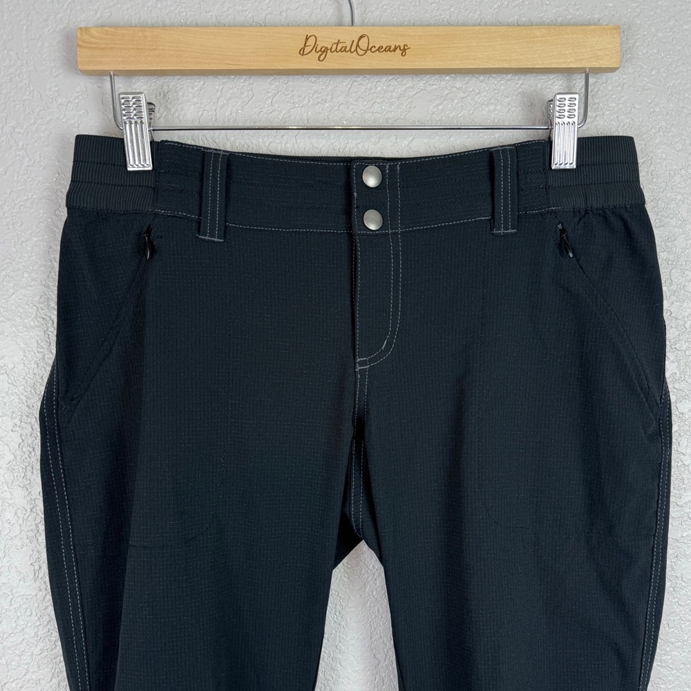 Kuhl Strattus Relaxed Leg Black Outdoor Pants 4 Reg Gorpcore Ribbed Straight - Picture 3 of 13